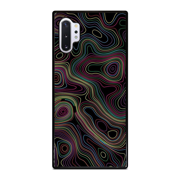 COLORFUL ABSTRACT LINES Samsung Galaxy Note 10 Plus Case Cover
