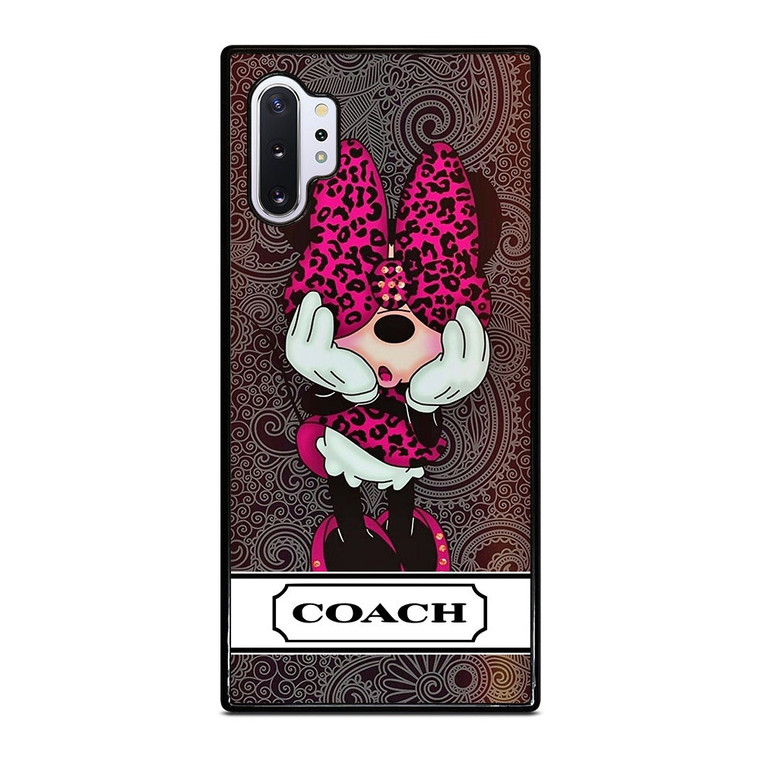 COACH NEW YORK  MINNIE MOUSE CUTE Samsung Galaxy Note 10 Plus Case Cover