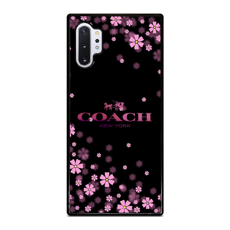 COACH FLOWERS PURPLE Samsung Galaxy Note 10 Plus Case Cover