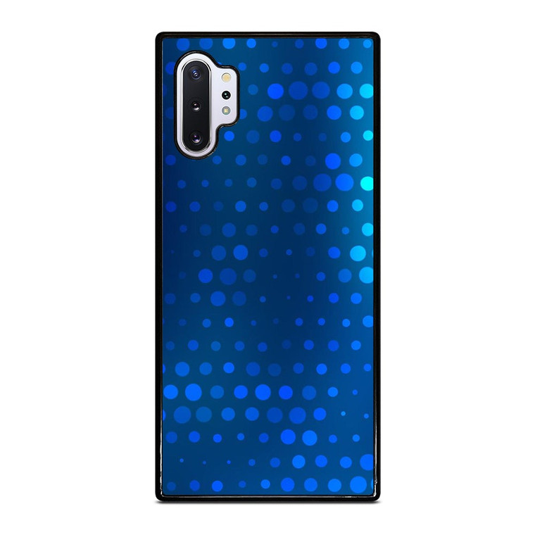 BLUE GRADIENT HALFTONE PATTERN Samsung Galaxy Note 10 Plus Case Cover