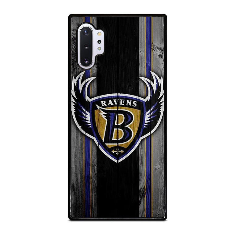 BALTIMORE RAVENS WOODEN LOGO Samsung Galaxy Note 10 Plus Case Cover