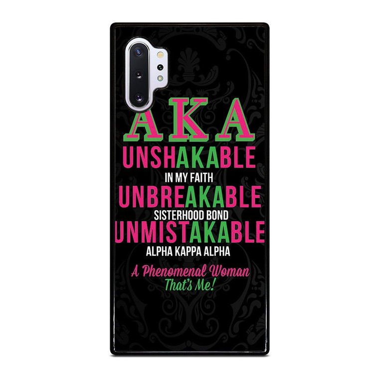 ALPHA KAPPA ALPHA QUOTE Samsung Galaxy Note 10 Plus Case Cover ALPHA KAPPA ALPHA QUOTE Samsung Galaxy Note 10 Plus Case Cover