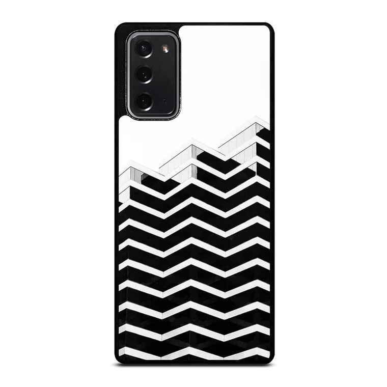 ZIG ZAG HALF PATTERN Samsung Galaxy Note 20 Case Cover