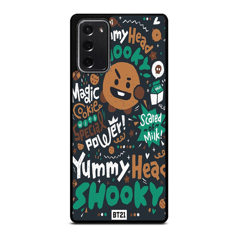 YUMMY HEAD SHOOKY BTS 21 Samsung Galaxy Note 20 Case Cover