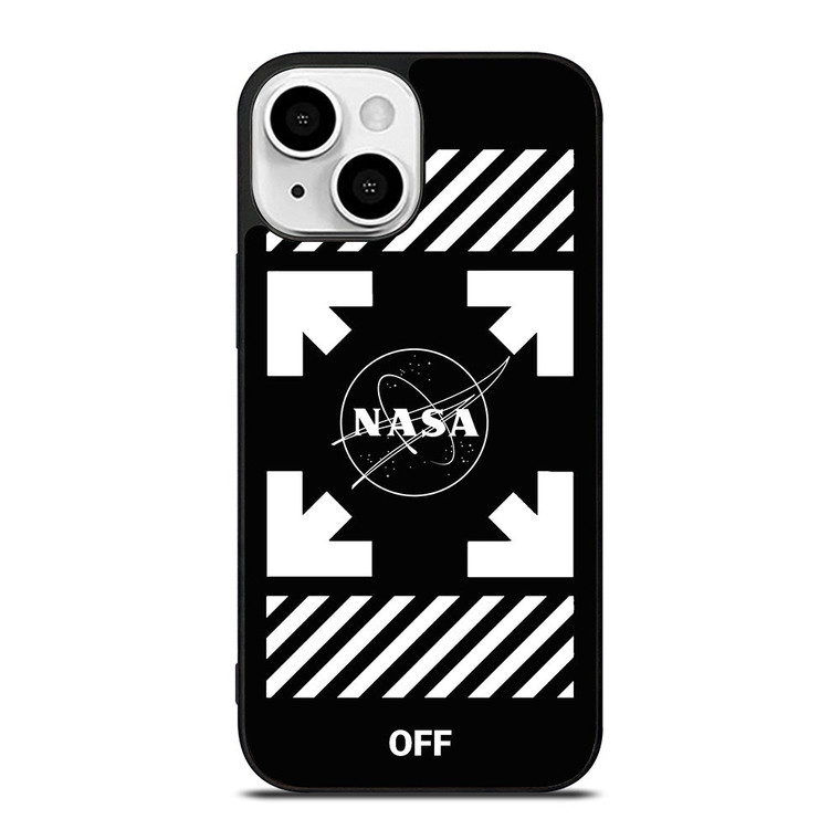 WHITE NASA OFF iPhone 13 Mini Case Cover