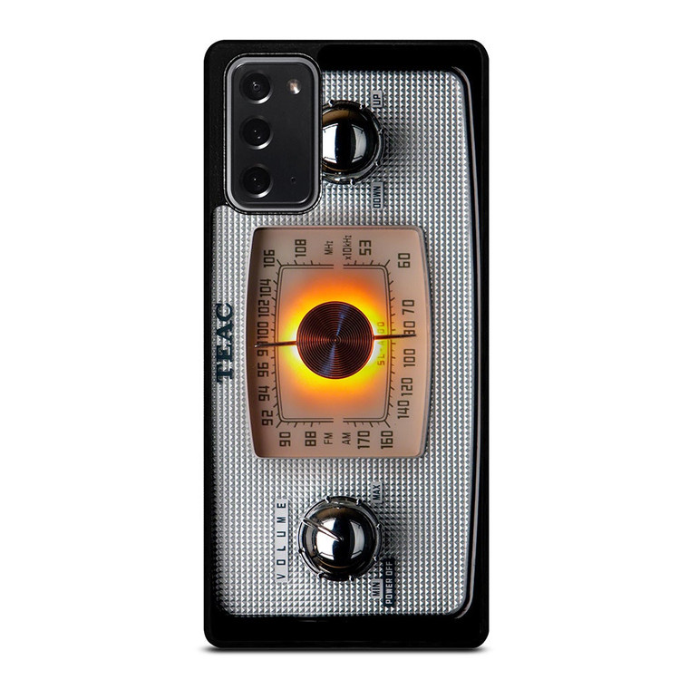 VINTAGE RADIO SILVER METAL Samsung Galaxy Note 20 Case Cover