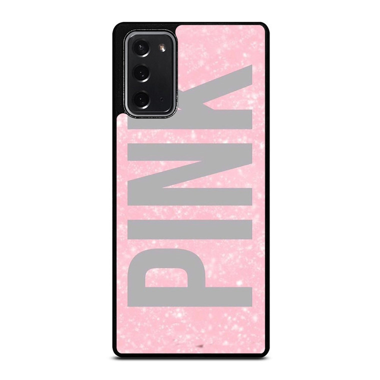 VICTORIA'S SECRET PINK SPARKLE LOGO Samsung Galaxy Note 20 Case Cover