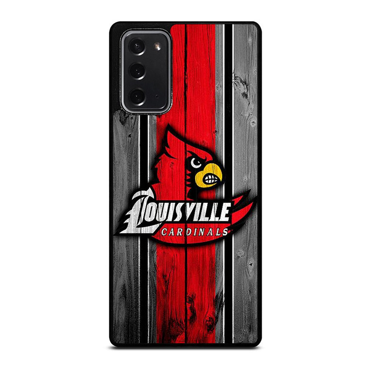 UNIVERSITY OF LOUISVILLE  WOODEN LOGO Samsung Galaxy Note 20 Case Cover