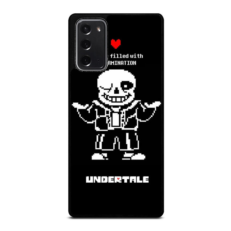 UNDERTALE SANS 8 BIT QUOTE Samsung Galaxy Note 20 Case Cover