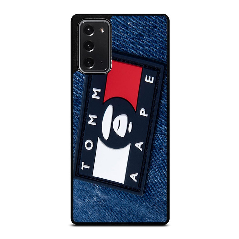 TOMMY HILFIGER JEANS BAPE APE Samsung Galaxy Note 20 Case Cover