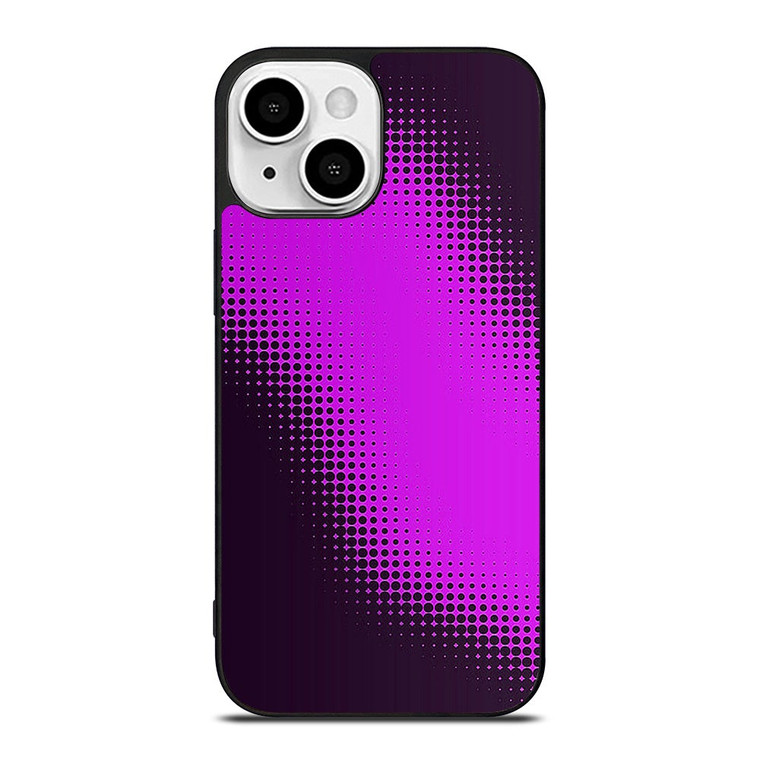 VIOLET HALFTONE PATTERN iPhone 13 Mini Case Cover
