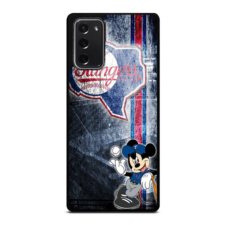 TEXAS RANGERS MICKEY MOUSE BASEBALL CLUB Samsung Galaxy Note 20 Case Cover