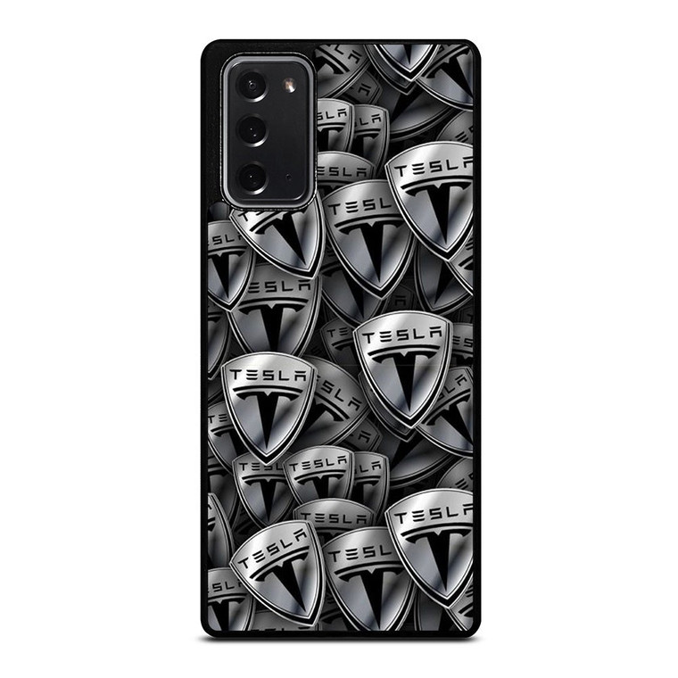 TESLA METAL LOGO COLLAGE Samsung Galaxy Note 20 Case Cover