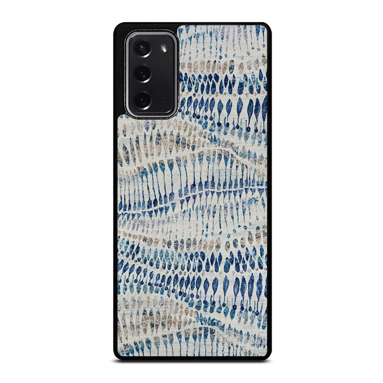 STRETCHED WAVY CHIFFON FABRIC Samsung Galaxy Note 20 Case Cover