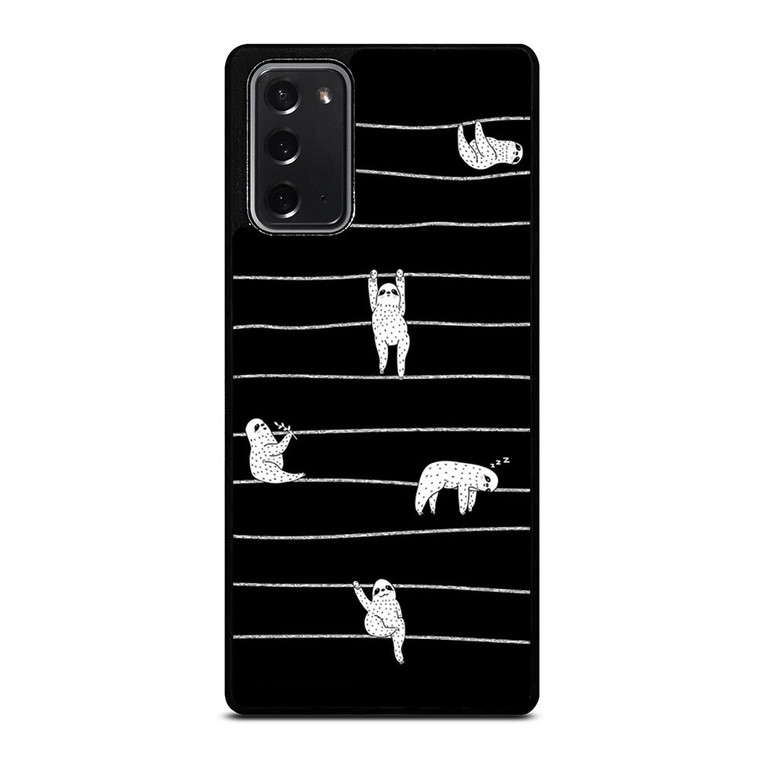 SLOTH KOALA STRIPE Samsung Galaxy Note 20 Case Cover