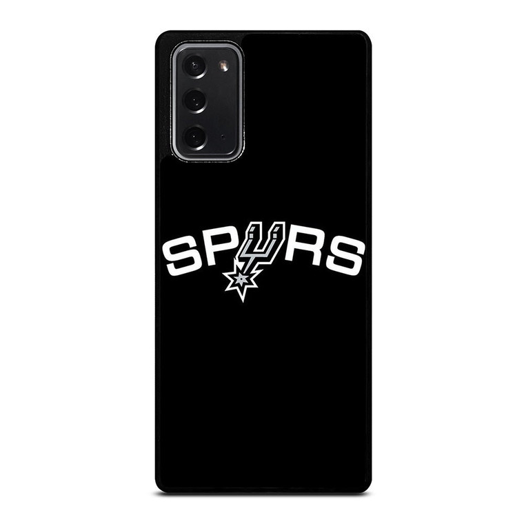 SAN ANTONIO SPURS LOGO BLACK Samsung Galaxy Note 20 Case Cover