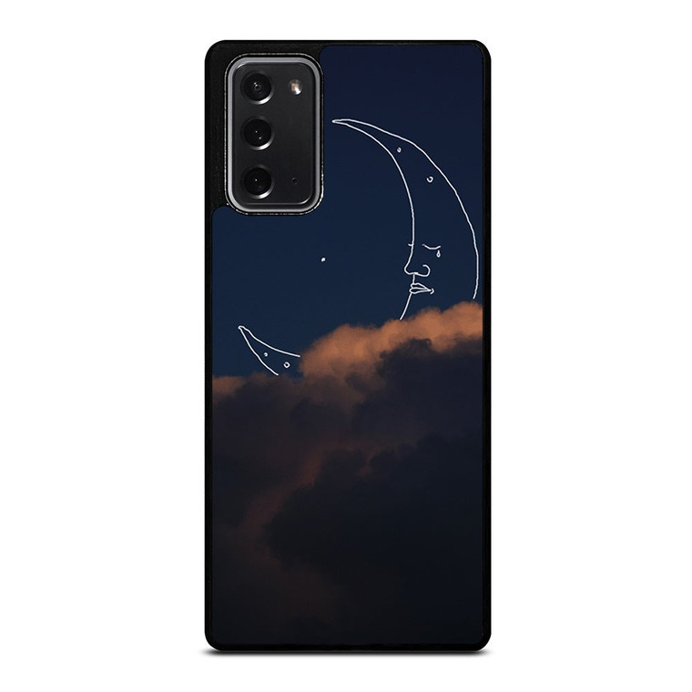 SAD CRESCENT MOON Samsung Galaxy Note 20 Case Cover
