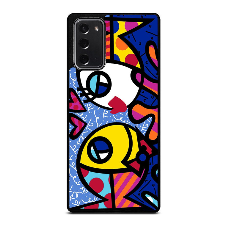 ROMERO BRITTO FISH LOVE Samsung Galaxy Note 20 Case Cover
