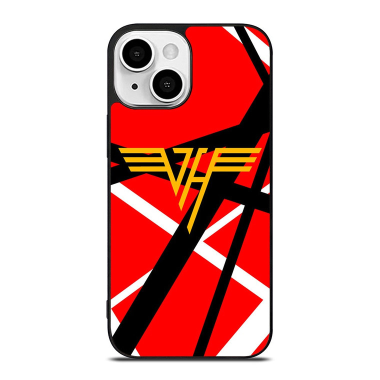 VAN HALLEN RED ABSTRACT LOGO iPhone 13 Mini Case Cover