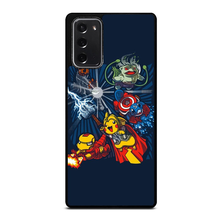 POKEMON AVENGERS CUTE Samsung Galaxy Note 20 Case Cover
