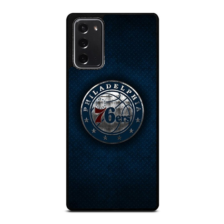 PHILADELPHIA 76ERS METAL LOGO Samsung Galaxy Note 20 Case Cover