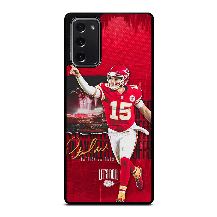 PATRICK MAHOMES KANSAS CITY CHIEFS Samsung Galaxy Note 20 Case Cover