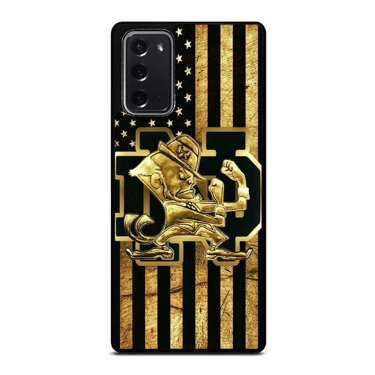 NOTRE DAME FIGHTING IRISH GOLD Samsung Galaxy Note 20 Case Cover