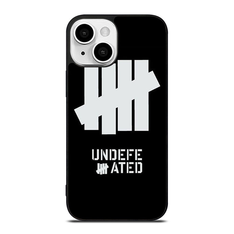 UNDEFEATED BLACK LOGO iPhone 13 Mini Case Cover
