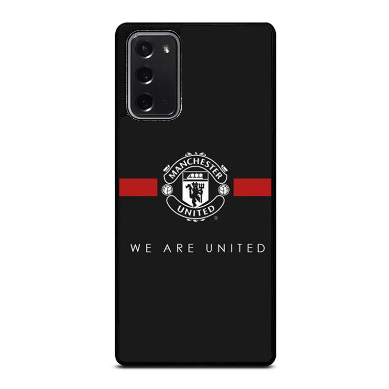 MANCHESTER UNITED BLACK Samsung Galaxy Note 20 Case Cover