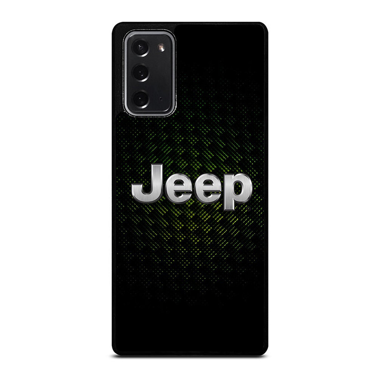 JEEP GREEN CARBON LOGO Samsung Galaxy Note 20 Case Cover