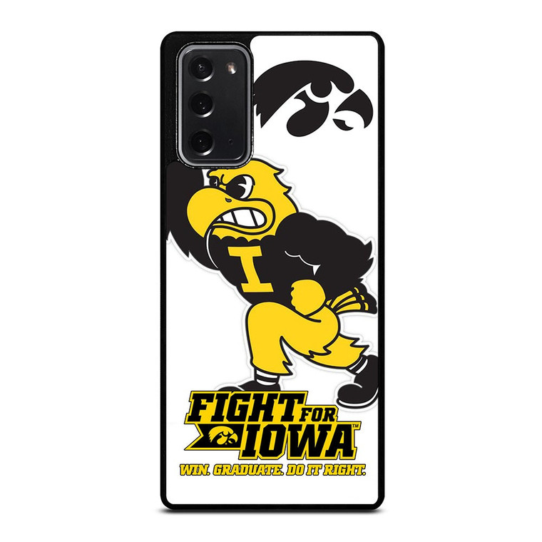 IOWA HAWKEYES MASCOT 2 Samsung Galaxy Note 20 Case Cover