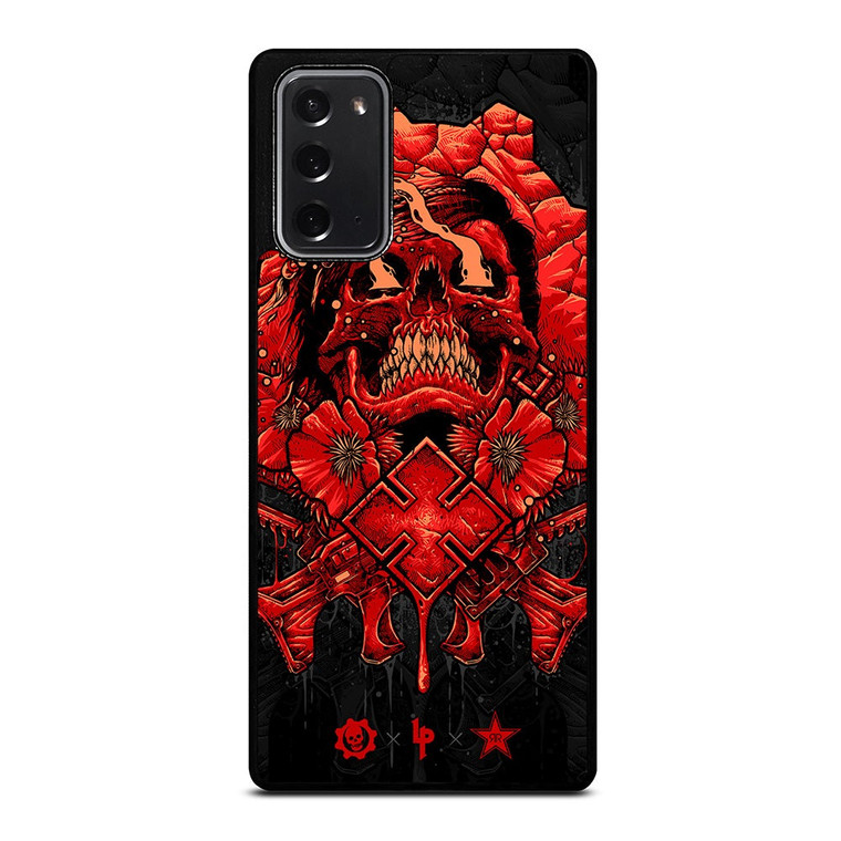 GEARS OF WAR SKULL RED Samsung Galaxy Note 20 Case Cover GEARS OF WAR SKULL RED Samsung Galaxy Note 20 Case Cover
