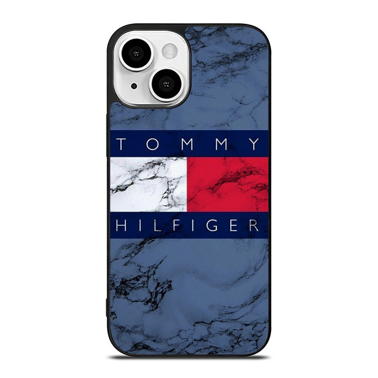 TOMMY HILFIGER MARBLE LOGO iPhone 13 Mini Case Cover