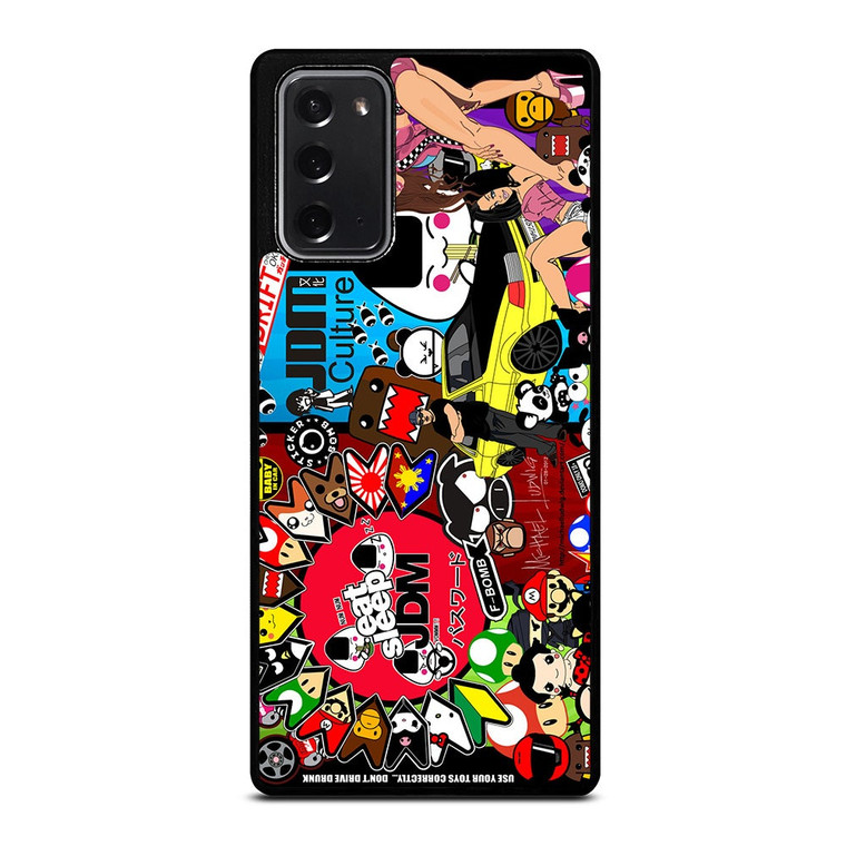 EAT SLEEP JDM COLLAGE Samsung Galaxy Note 20 Case Cover EAT SLEEP JDM COLLAGE Samsung Galaxy Note 20 Case Cover