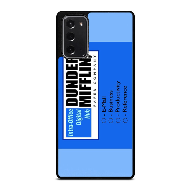 DUNDER MIFFLIN INTRA OFFICE DIGITAL HUB LOGO Samsung Galaxy Note 20 Case Cover