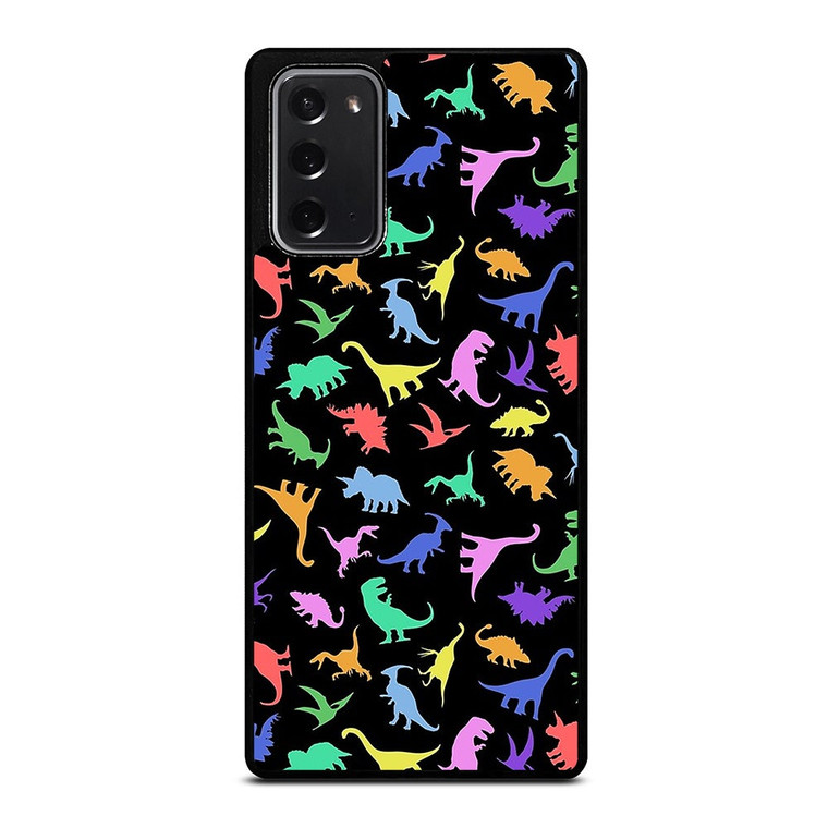 DINOSAUR COLORFUL PATTERN Samsung Galaxy Note 20 Case Cover