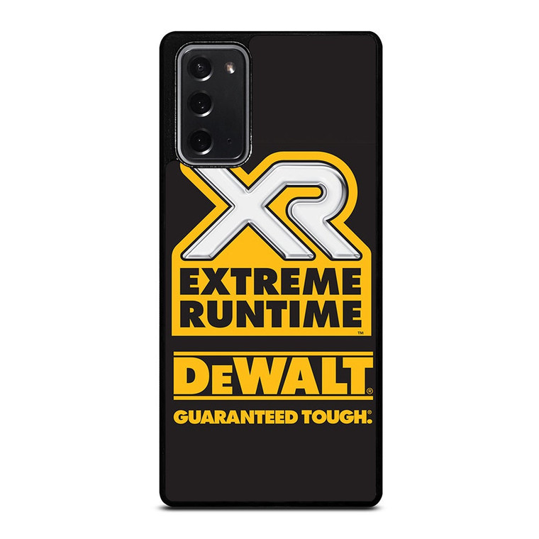 DEWALT TOOLS EXTREME RUNTIME Samsung Galaxy Note 20 Case Cover