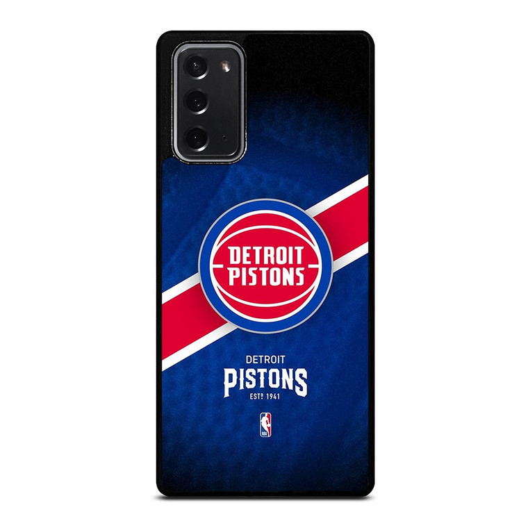 DETROIT PISTONS NBA TEAM Samsung Galaxy Note 20 Case Cover DETROIT PISTONS NBA TEAM Samsung Galaxy Note 20 Case Cover