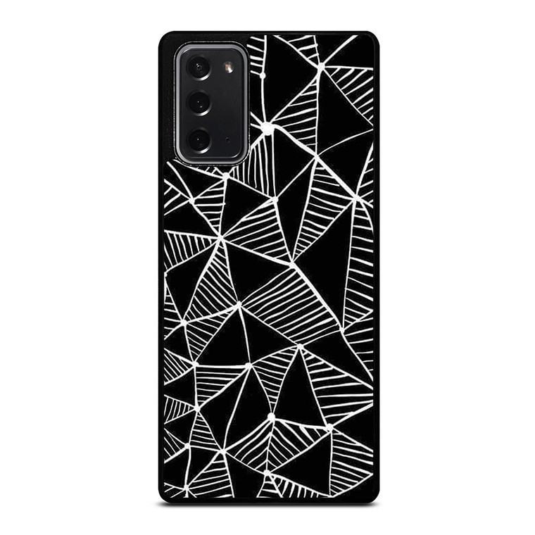 DARK TRIANGLE PATTERN Samsung Galaxy Note 20 Case Cover