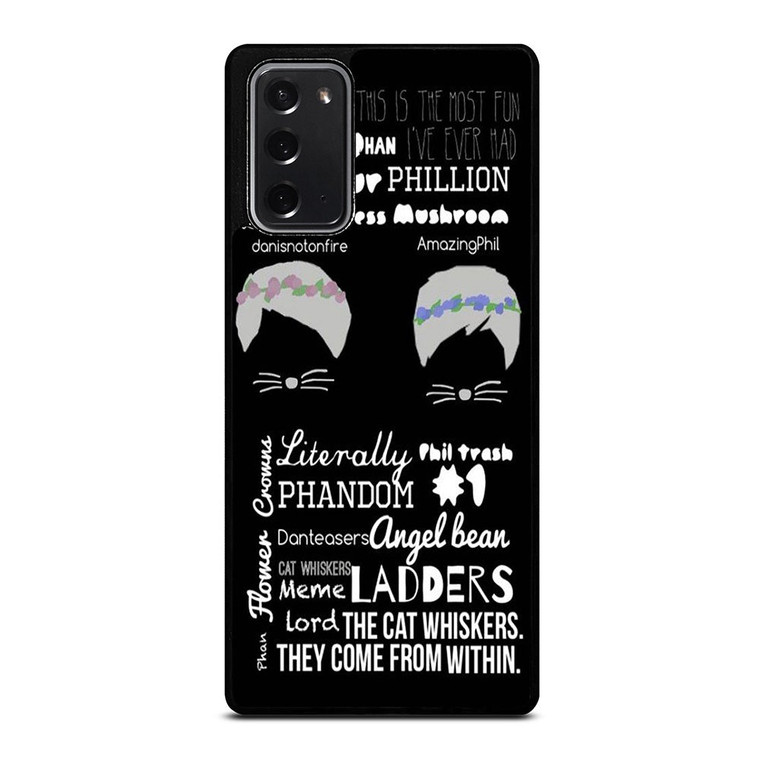 DAN AND PHIL QOTE Samsung Galaxy Note 20 Case Cover DAN AND PHIL QOTE Samsung Galaxy Note 20 Case Cover
