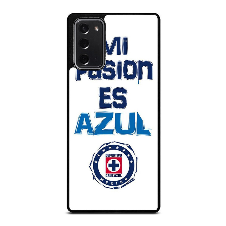 CRUZ AZUL FOOTBALL QUOTE Samsung Galaxy Note 20 Case Cover CRUZ AZUL FOOTBALL QUOTE Samsung Galaxy Note 20 Case Cover