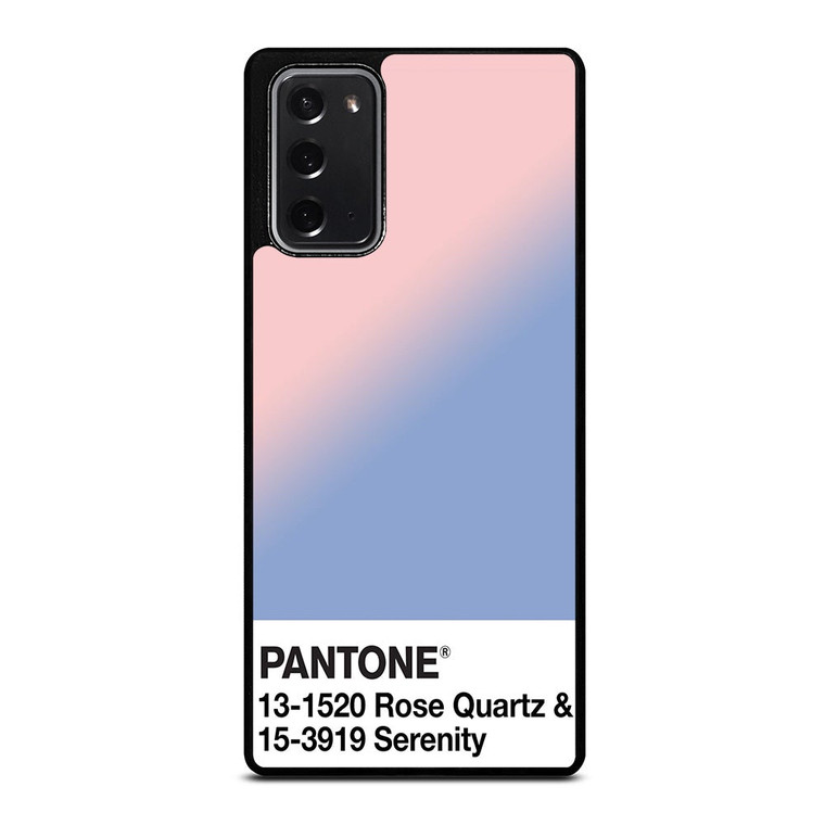 COLOR PANTONE ROSE QUARTZ AND SERENITY Samsung Galaxy Note 20 Case Cover COLOR PANTONE ROSE QUARTZ AND SERENITY Samsung Galaxy Note 20 Case Cover