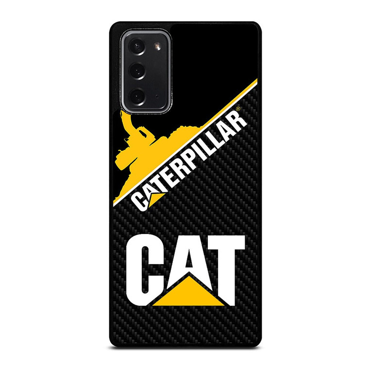 CAT CATERPILLAR LOGO CARBON Samsung Galaxy Note 20 Case Cover