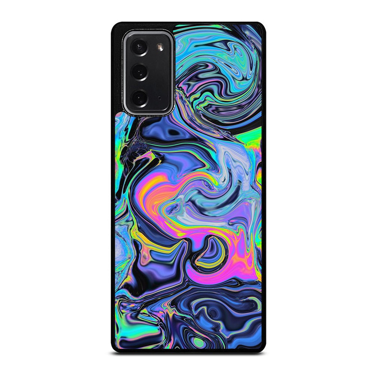BLUE LIQUID CHROME Samsung Galaxy Note 20 Case Cover