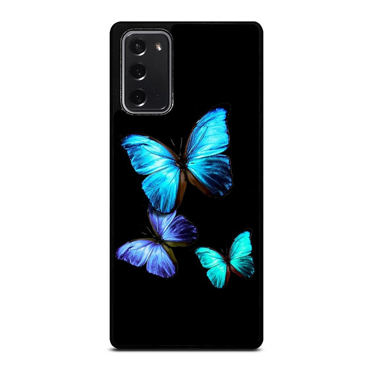 BLUE BUTTERFLY ART Samsung Galaxy Note 20 Case Cover