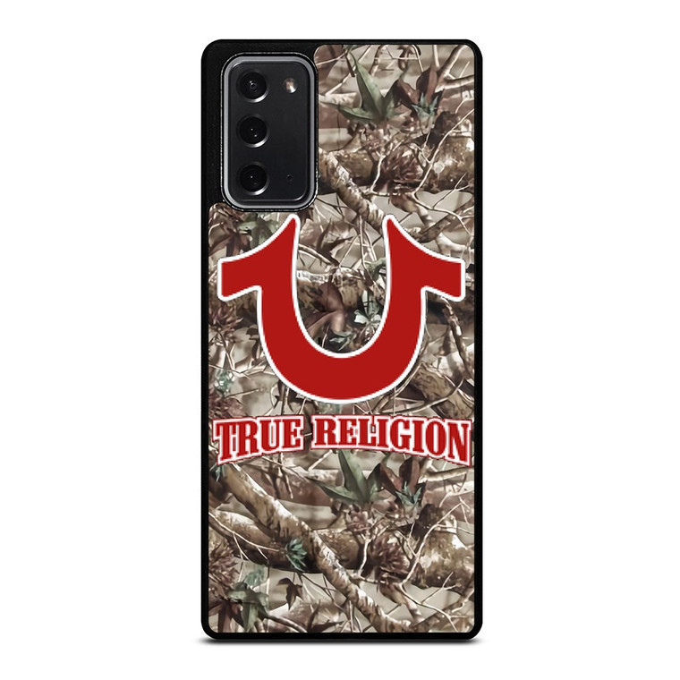 BIG BUDDHA TRUE RELIGION CAMO LOGO Samsung Galaxy Note 20 Case Cover