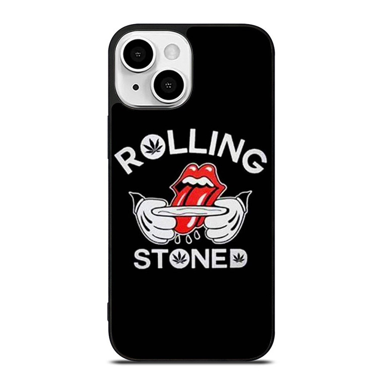 THE ROLLING STONES WEED LOGO iPhone 13 Mini Case Cover