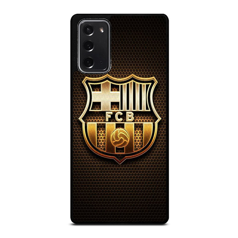 BARCELONA FC GOLD LOGO Samsung Galaxy Note 20 Case Cover