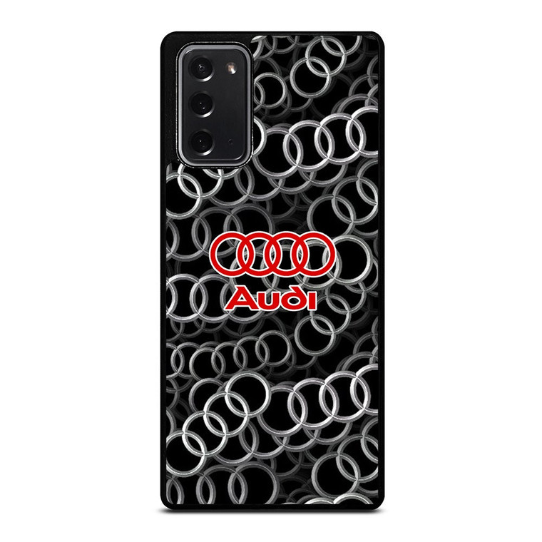 AUDI RING LOGO PATTERN Samsung Galaxy Note 20 Case Cover