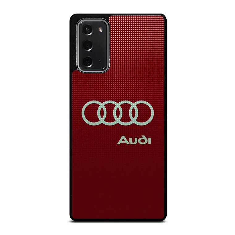 AUDI LOGO RED Samsung Galaxy Note 20 Case Cover AUDI LOGO RED Samsung Galaxy Note 20 Case Cover